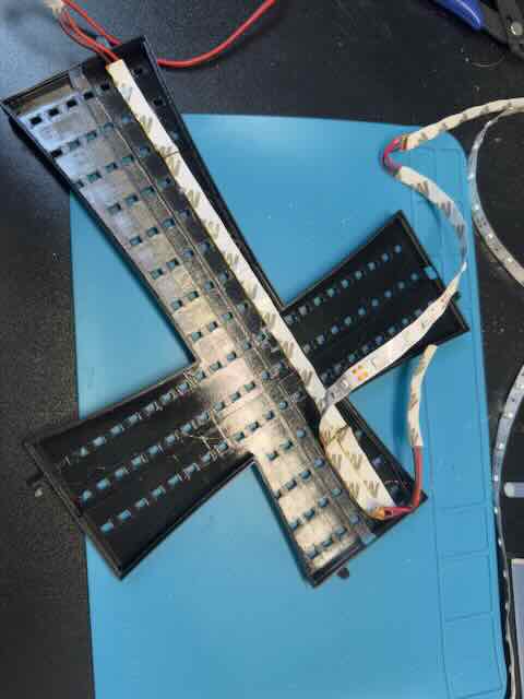 Custom-Made for the Road: LED Cross for a Truck Dashboard